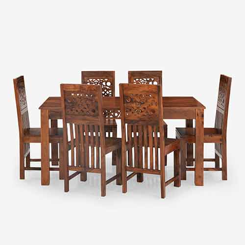 KRISH CNC DINING 6 SEATER